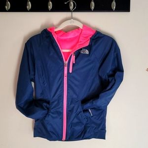 North Face Girl Fleece/ Wind jacket size 10-12